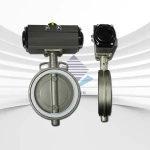 Van bướm inox điều khiển khí nén