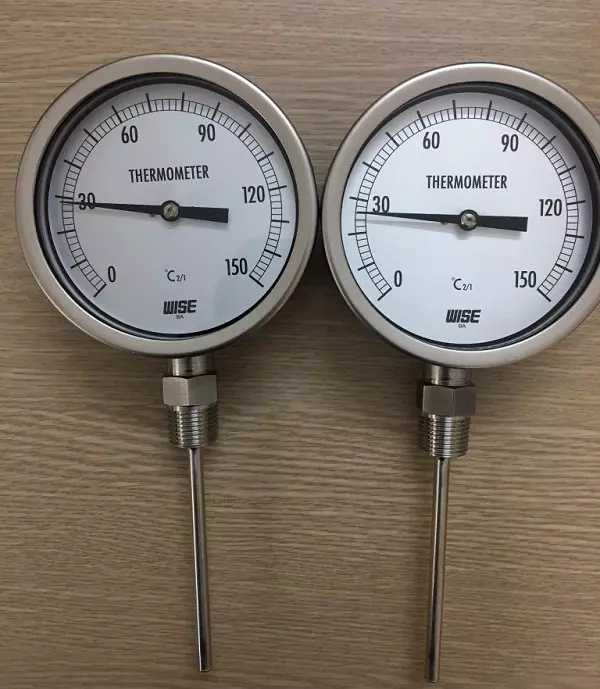 Đồng hồ nhiệt độ chân đứng 0 -150 độ C Wise