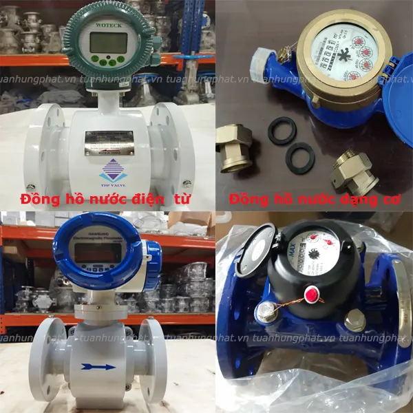 So sánh đồng hồ nước điện tử và đồng hồ nước dạng cơ
