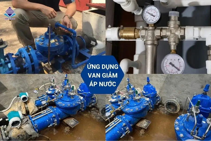 Ứng dụng thực tế của van giảm áp lực nước