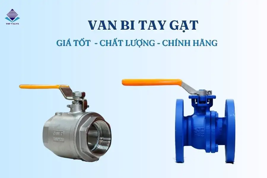 Van bi ty gạt được điều khiển thủ công bắng tay gạt