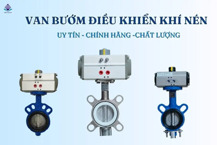Van bướm điều khiển khí nén