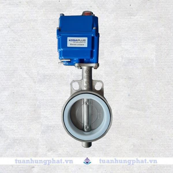 THP valve - Van bướm inox điều khiển điện Kosaplus Hàn Quốc