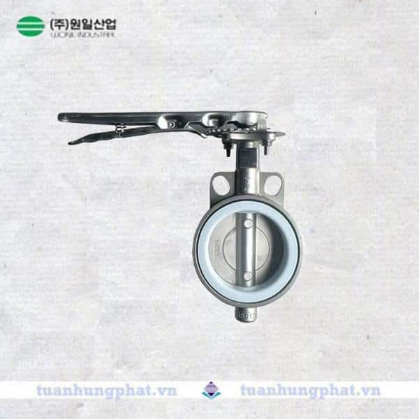 Van bướm inox tay gạt Hàn Quốc Wonil