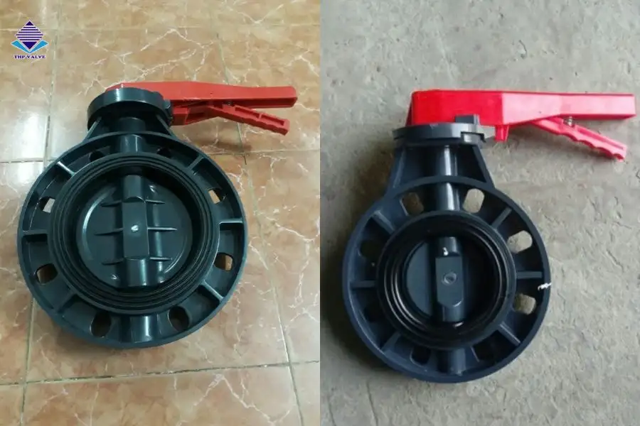 Van bướm tay gạt nhựa