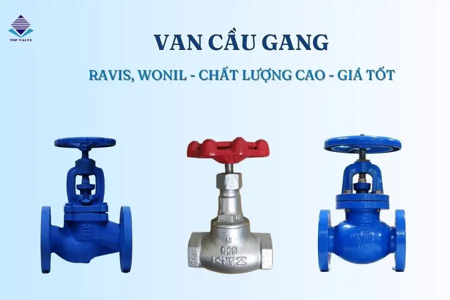Van cầu gang chính hãng, đa dạng kích cỡ, mẫu mã tại Tuấn Hưng Phát