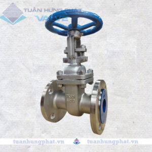 Van cổng ty nổi inox