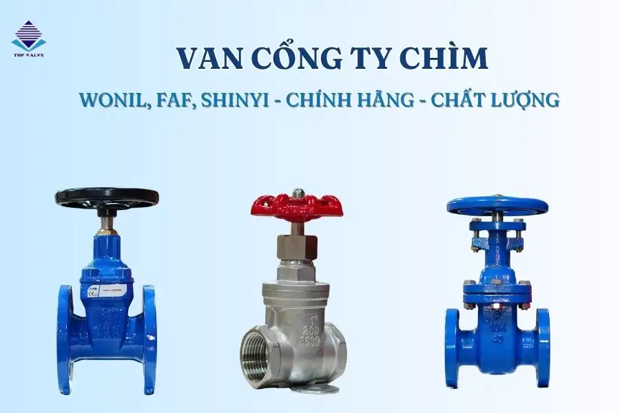Van cổng ty chìm