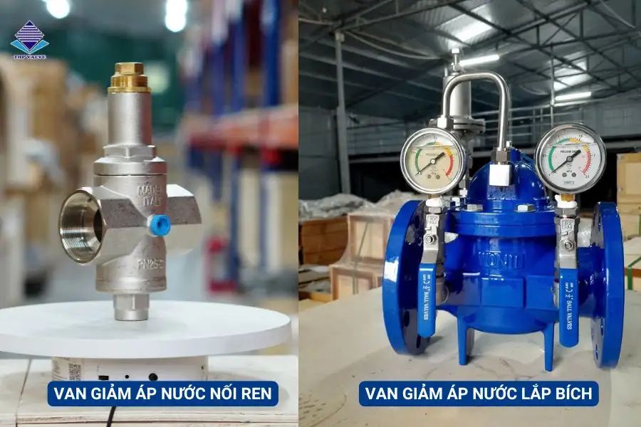 Van giảm áp nước nối ren - Van giảm áp lực nước lắp bích