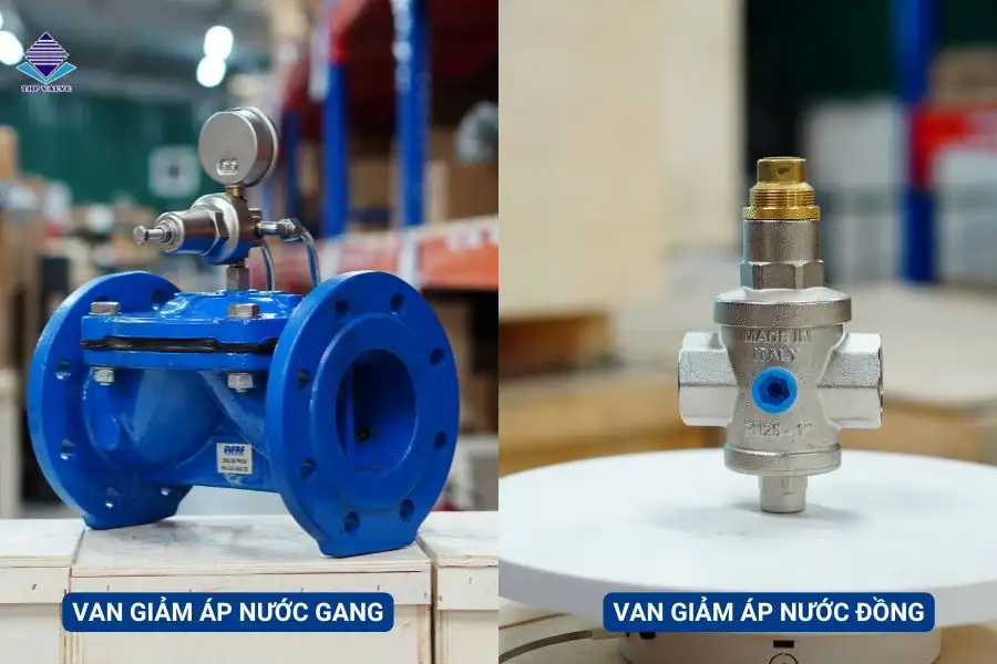 Van giảm áp nước gang - Van giảm áp nước đồng
