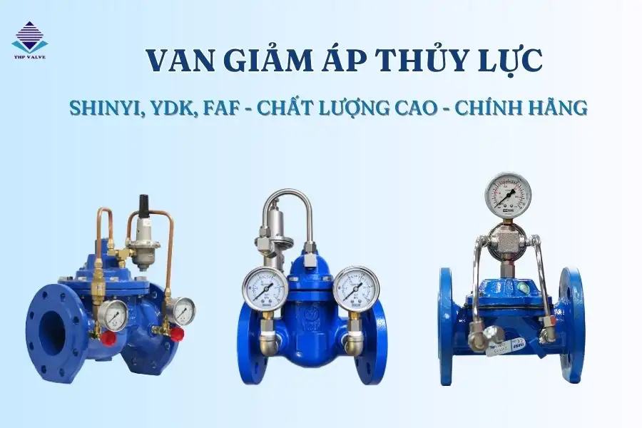Van giảm áp thủy lực mặt bích