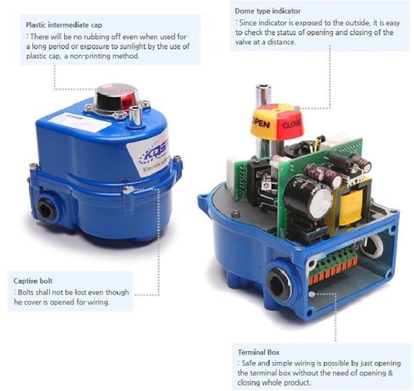 Electric actuator: Electric control valve - bộ điều khiển điện