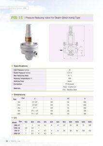 Catalog van giảm áp YNV nối ren