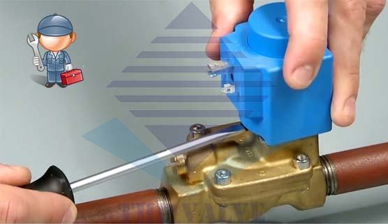 Lắp đặt solenoid valve