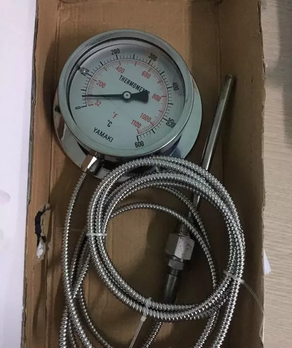 Đồng hồ nhiệt độ dạng dây Yamaki 0 - 600 độ C