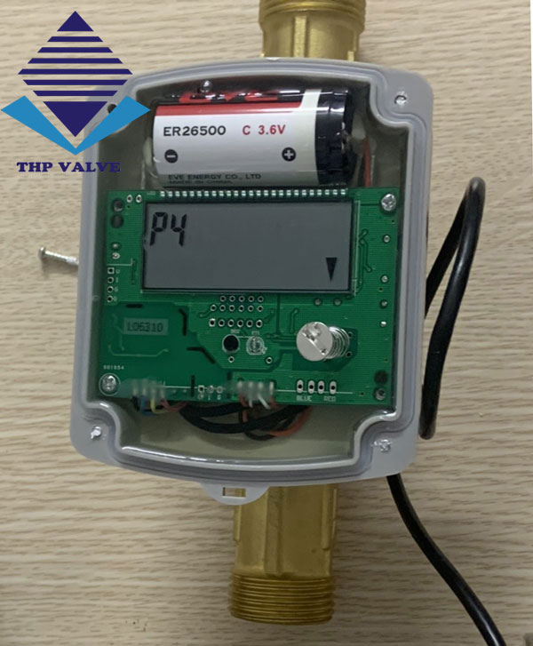 Cấu tạo bộ hiển thị đồng hồ đo nước siêu am Woteck Đài Loan