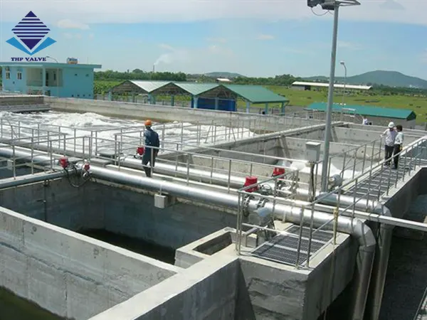 Hạ tầng van - ống dẫn nước thải trong hệ thống xử lý nước thải