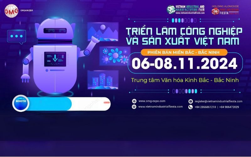 VIMF Bắc Ninh 2024 – Triển lãm công nghiệp và sản xuất Việt Nam