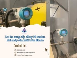 Cung cấp đồng hồ tuabin cho nhà máy sản xuất bơm Ebara