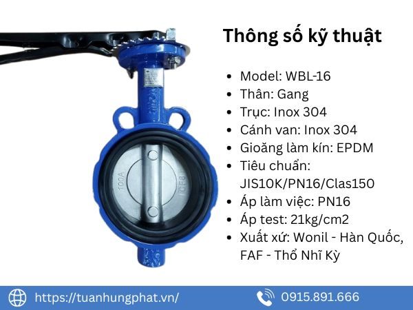 Van bướm gang Wonil