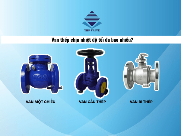 van thép chịu nhiệt độ tối đa bao nhiêu