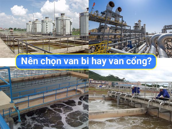 Nên chọn van bi hay van cổng cho hệ thống của mình