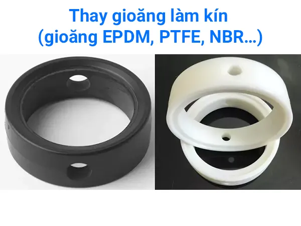 Cần thay thế gioăng làm kín kịp thời