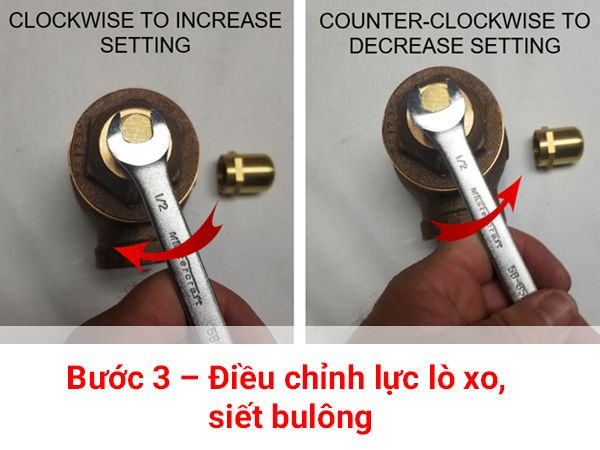 Cách hiệu chỉnh van an toàn