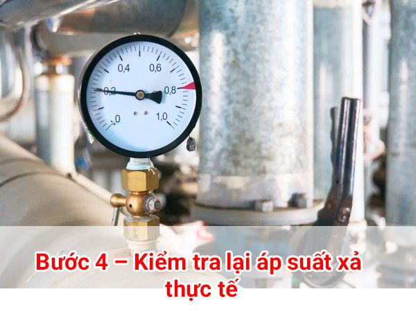 Cách hiệu chỉnh van an toàn