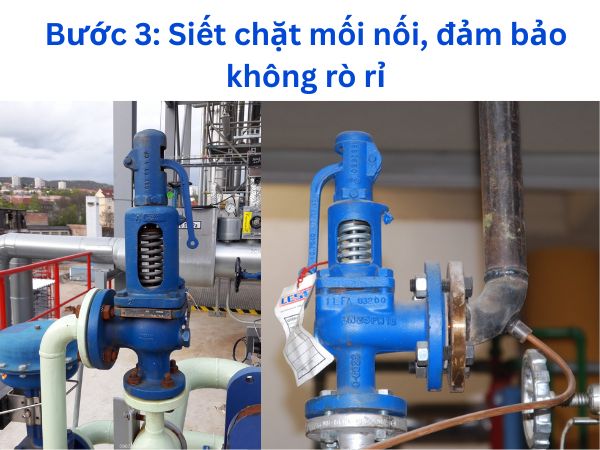 Cách lắp đặt van an toàn
