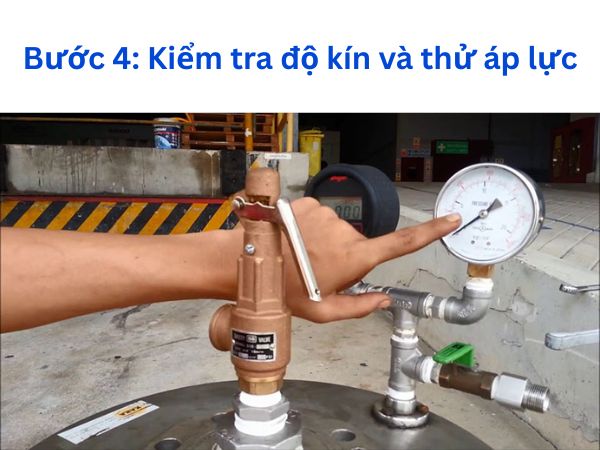 Cách lắp đặt van an toàn