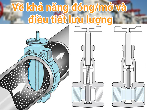 Có nên dùng van bướm thay thế van cổng?