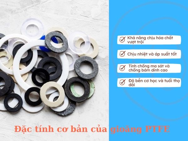 Gioăng PTFE là gì?