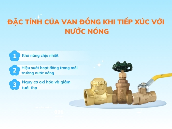 Có nên dùng van đồng cho nước nóng