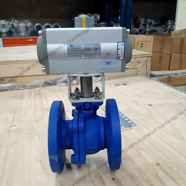 Van bi thép điều khiển khí nén Haitima