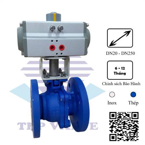 Van bi thép điều khiển khí nén Haitima