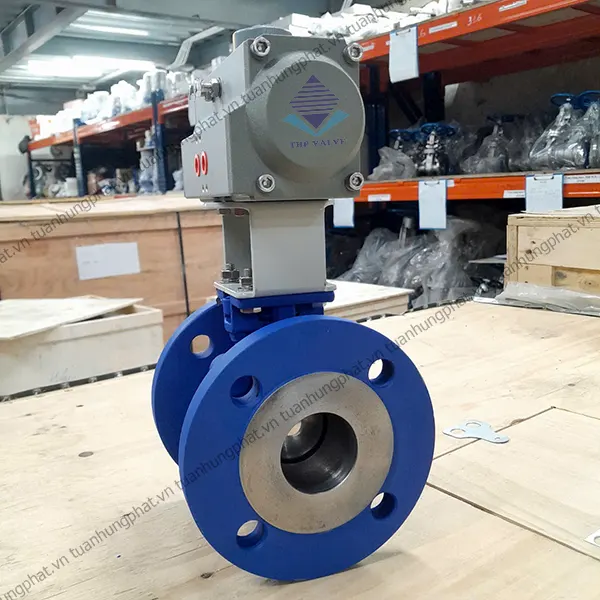 Van bi thép điều khiển khí nén Haitima