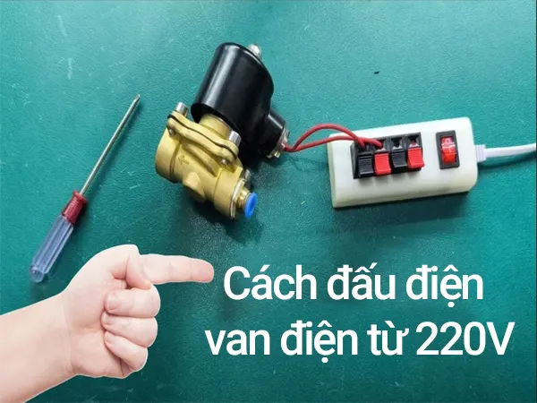 Cách đấu điện van điện từ