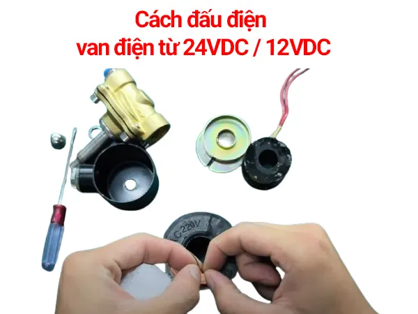 Cách đấu điện van điện từ