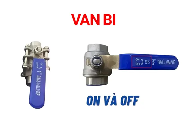 Cách nhận biết van đang mở hay đóng