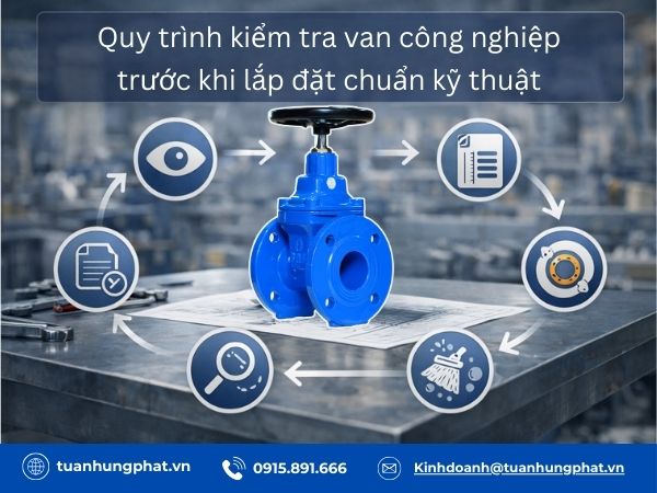 Cách kiểm tra van trước khi lắp đặt