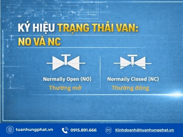 Ký hiệu các loại van trên bản vẽ 
