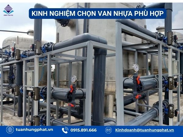 Van nhựa dùng cho môi trường nào