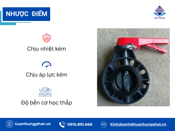 Ưu nhược điểm của van nhựa