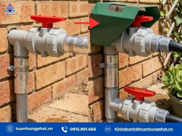 Van nhựa để ngoài trời có bền không?