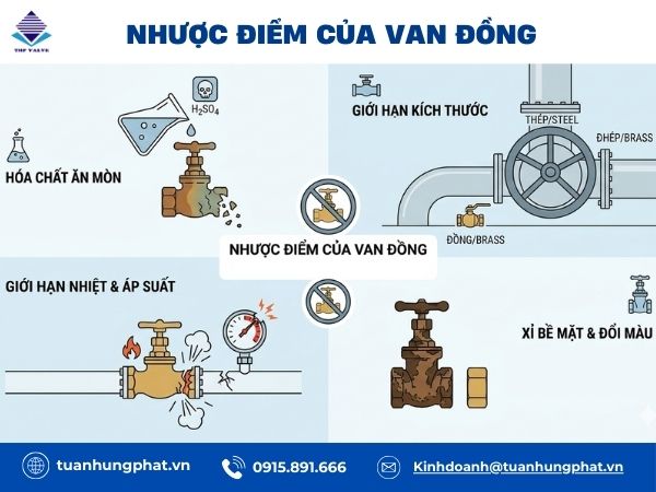 Ưu nhược điểm van đồng