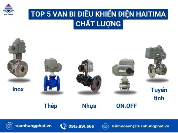 van bi điều khiển điện Haitima