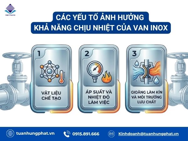Van inox chịu nhiệt độ bao nhiêu