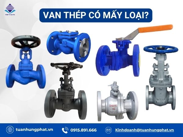 Van thép có mấy loại?