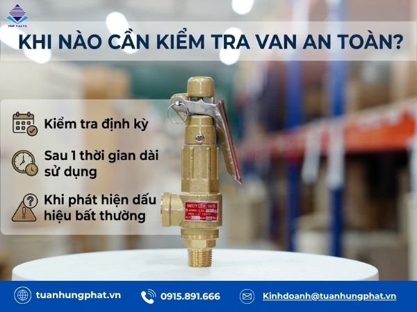 Cách kiểm tra van an toàn